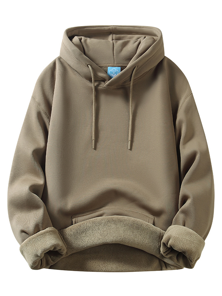 Hoodies, plain pullover hoodie, fleece-lined or thin